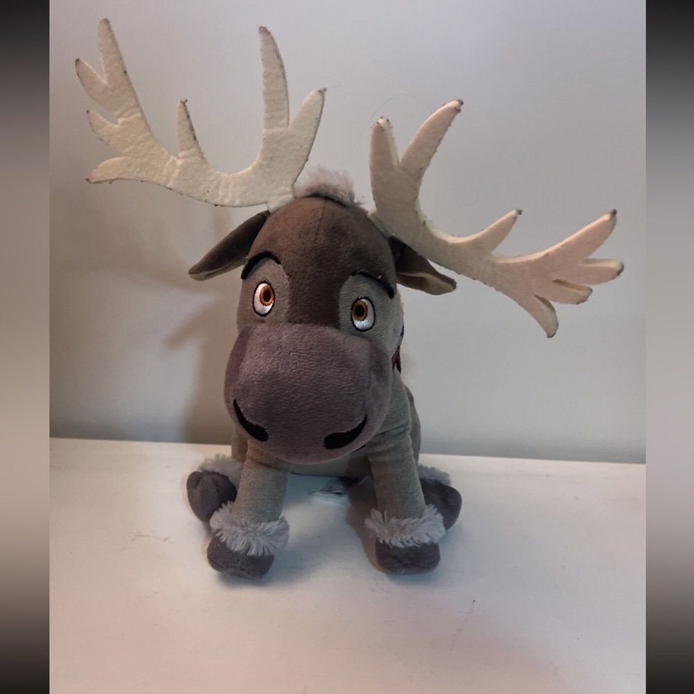 Disney Frozen SVEN THE MOOSE TY Sparkle Beanie 7" Plush Stuffed Toy